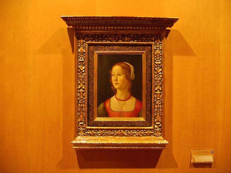 Domenico Ghirlandaio Portrait of a Young Woman oil painting image